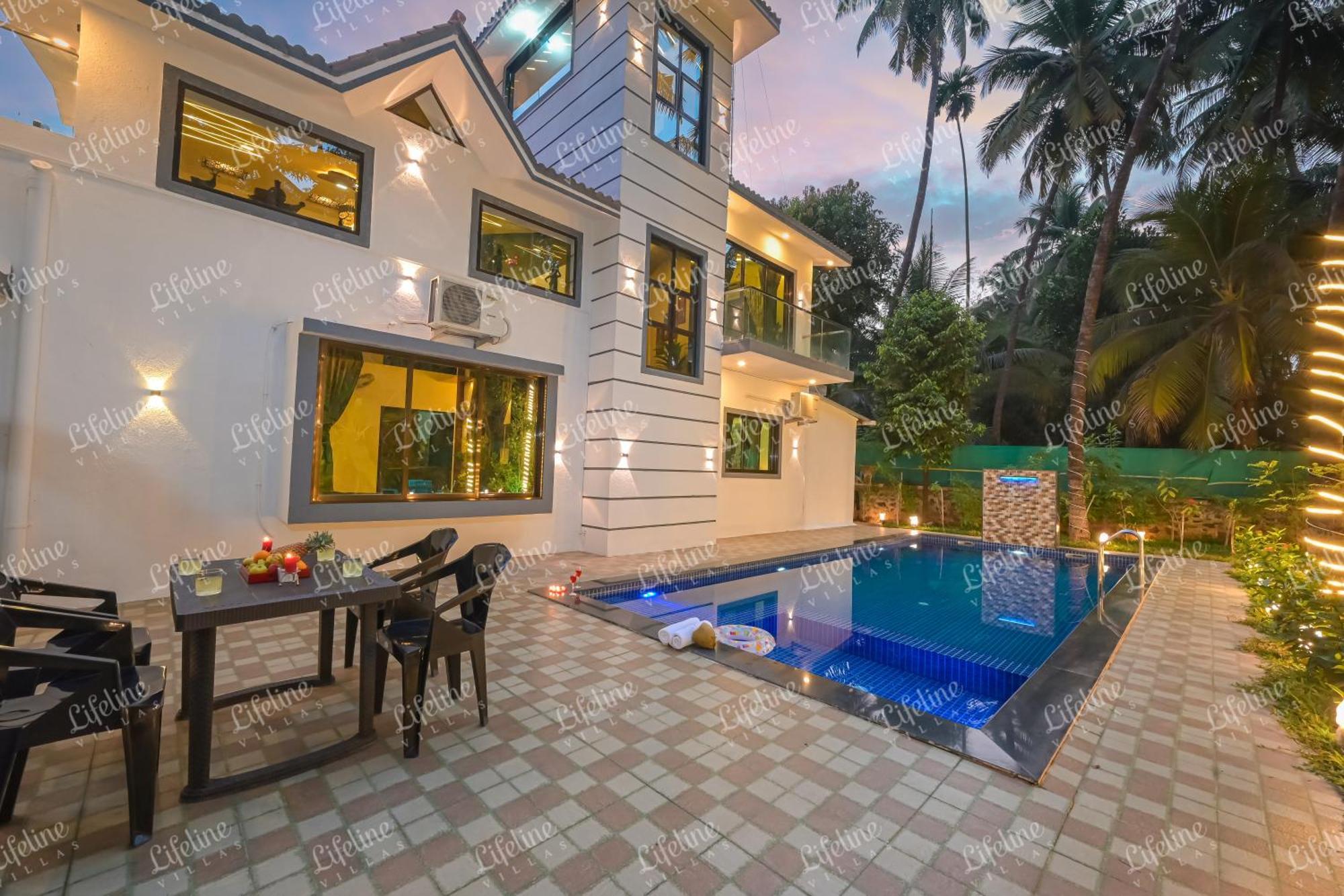 Seas The Day Luxurious 5Bhk Villa 2Min From Awas Beach With Huge Private Pool Алибаг Экстерьер фото